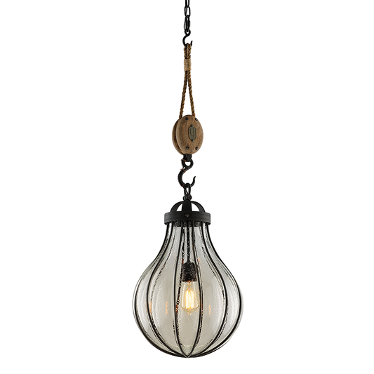 Murphy Pendant - 1-Light - Forged Iron - Troy Lighting F4905-FOR