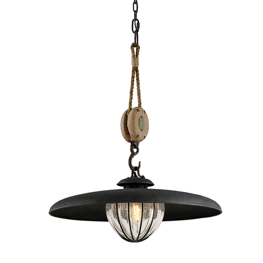 Murphy Pendant - 1-Light - Forged Iron - Troy Lighting F4906-FOR