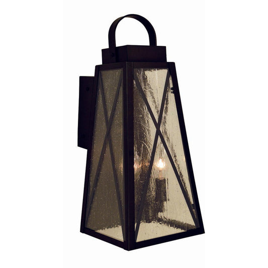 Nantucket 13 1/2″ High Wall Mount - NTW-5M-RC - Raw Copper by Arroyo Craftsman