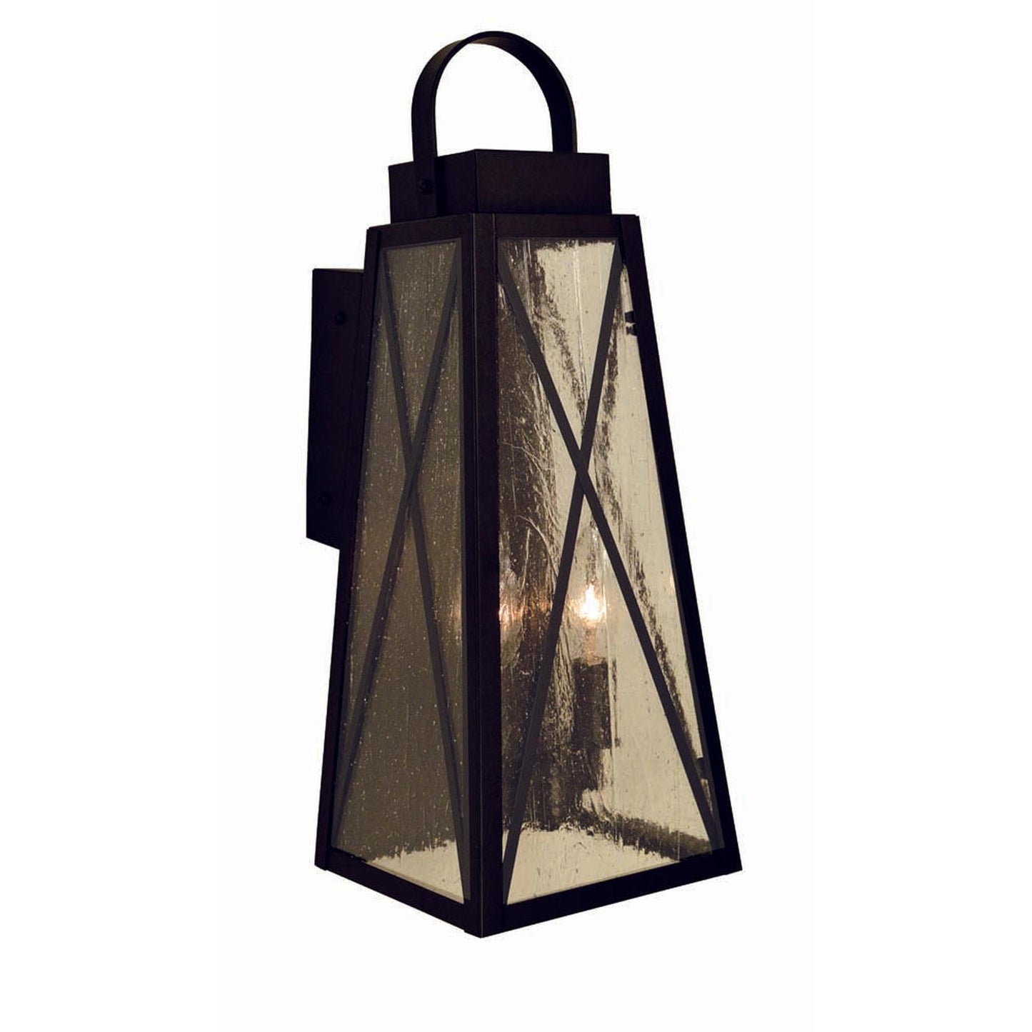 Nantucket 25″ High Wall Mount - NTW-9AM-BK - Satin Black by Arroyo Craftsman