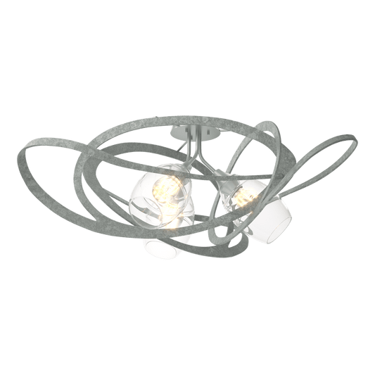 Nest Semi-Flush - Vintage Platinum by Hubbardton Forge