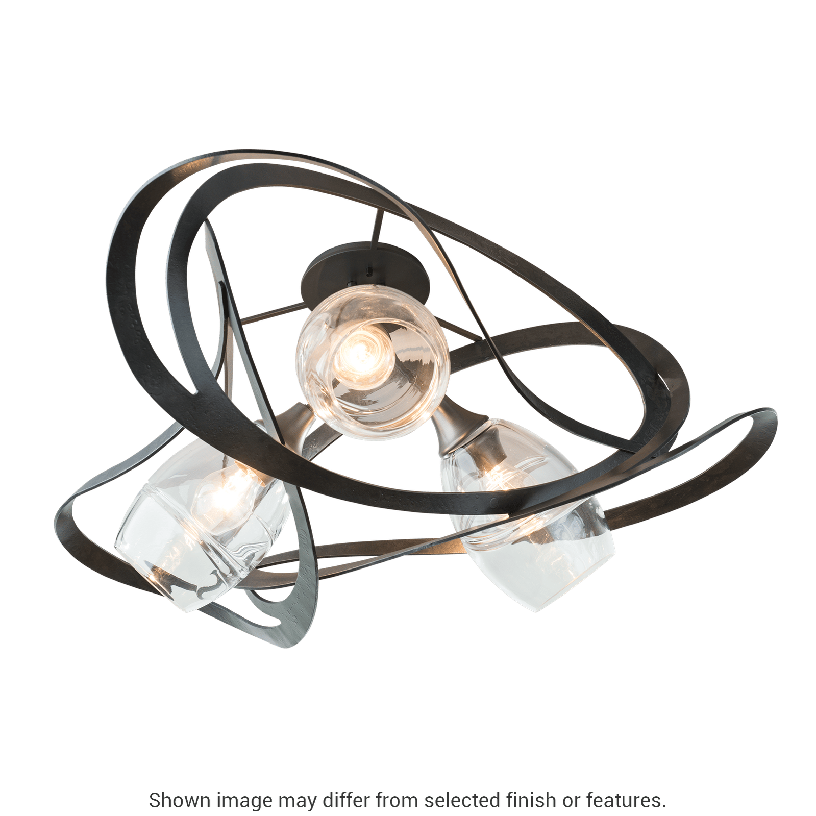 Nest Semi-Flush - White by Hubbardton Forge
