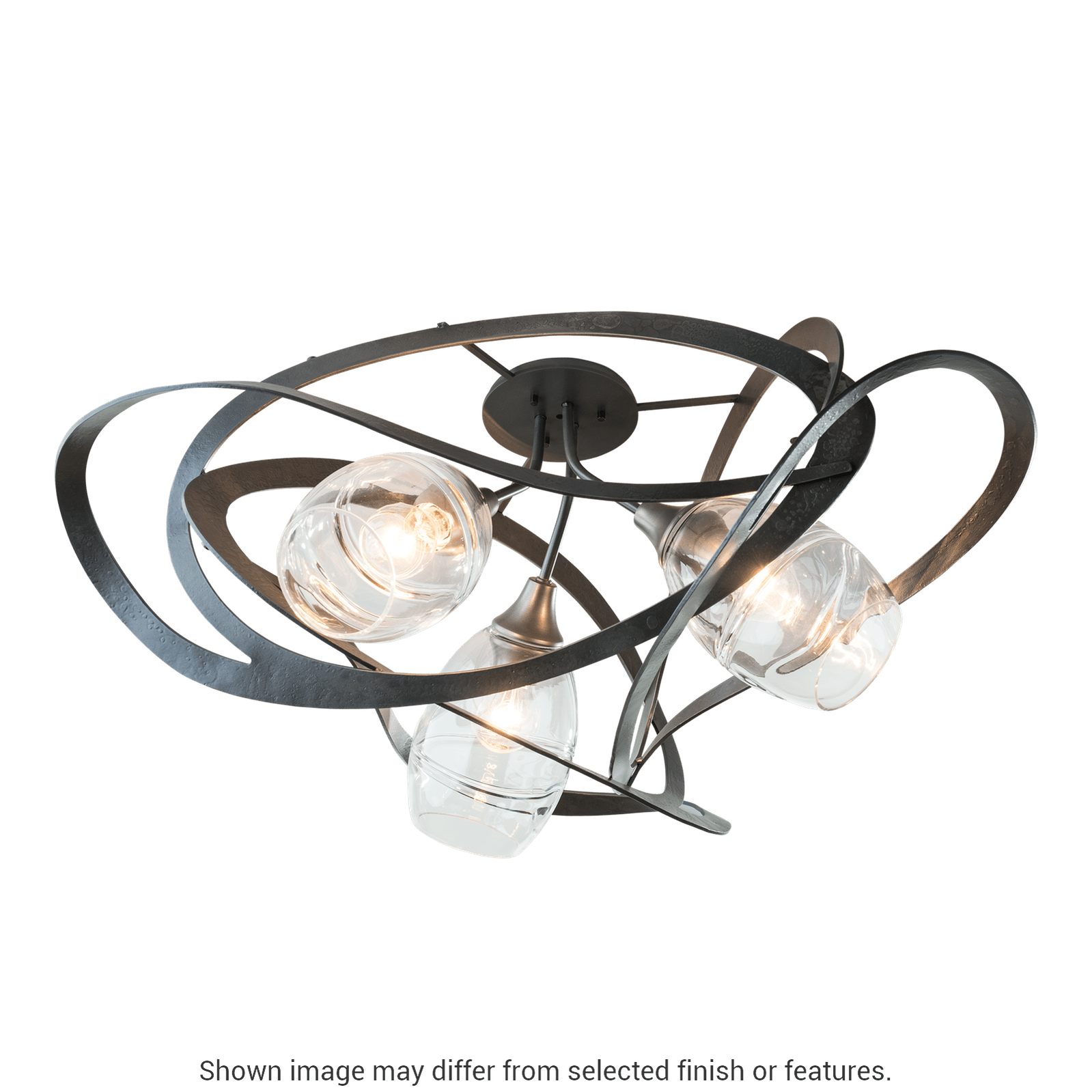 Nest Semi-Flush - White by Hubbardton Forge