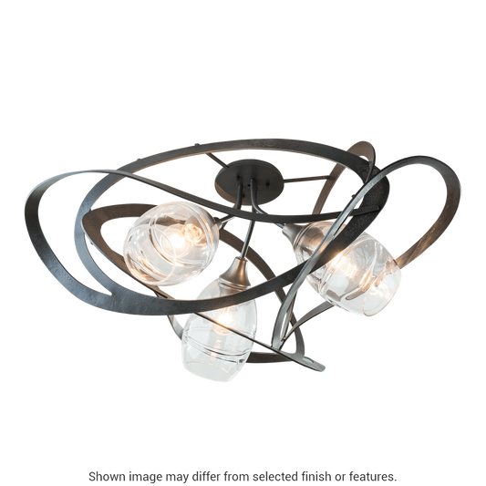 Nest Semi-Flush - White by Hubbardton Forge
