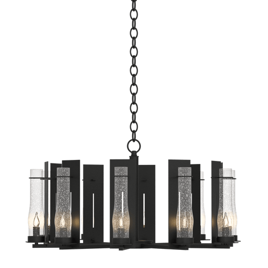 New Town 10-Arm Chandelier - Black by Hubbardton Forge
