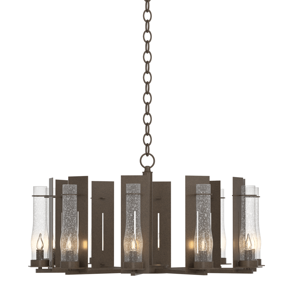 New Town 10-Arm Chandelier - Bronze by Hubbardton Forge