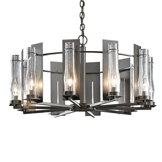 New Town 10-Arm Chandelier - Dark Smoke by Hubbardton Forge