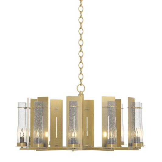 New Town 10-Arm Chandelier - Modern Brass by Hubbardton Forge