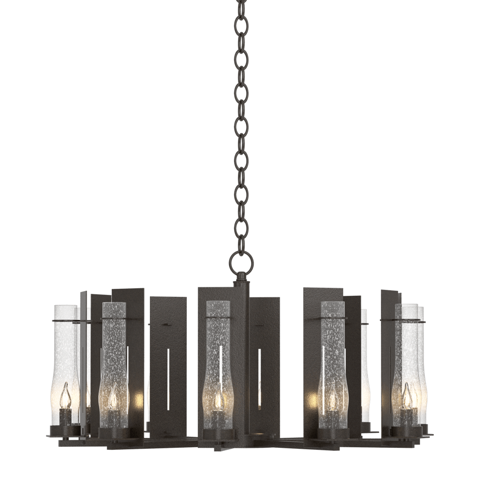 New Town 10-Arm Chandelier - Oil Rubbed Bronze by Hubbardton Forge