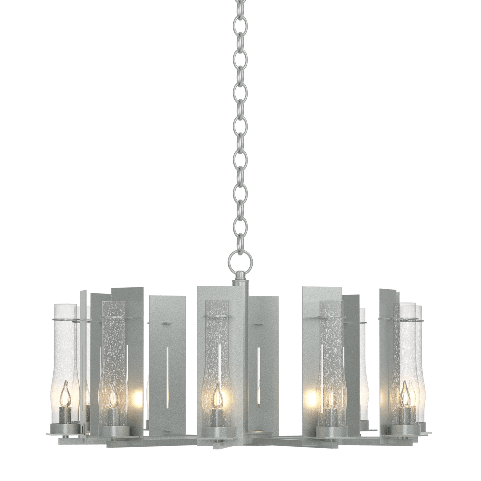 New Town 10-Arm Chandelier - Vintage Platinum by Hubbardton Forge