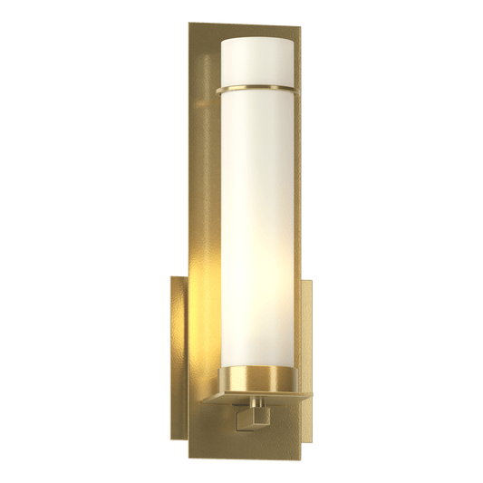 New Town Sconce - Modern Brass - Opal Glass by Hubbardton Forge