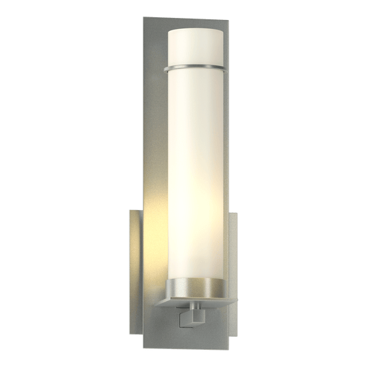 New Town Sconce - Vintage Platinum - Opal Glass by Hubbardton Forge