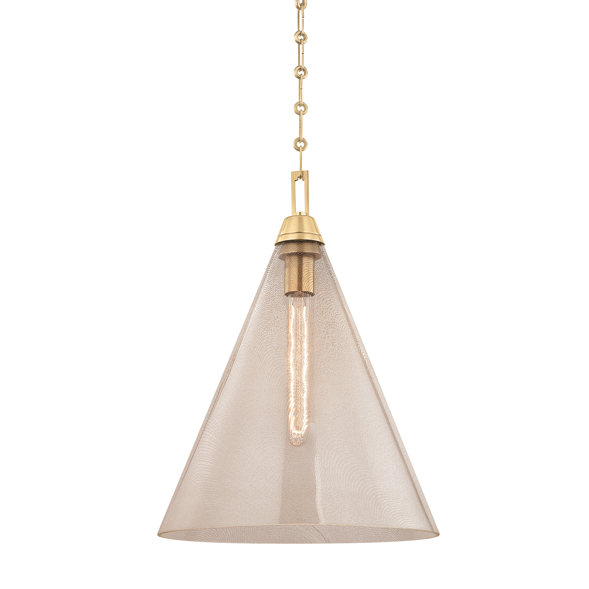 Newbury Large Pendant - Aged Brass by Hudson Valley Lighting