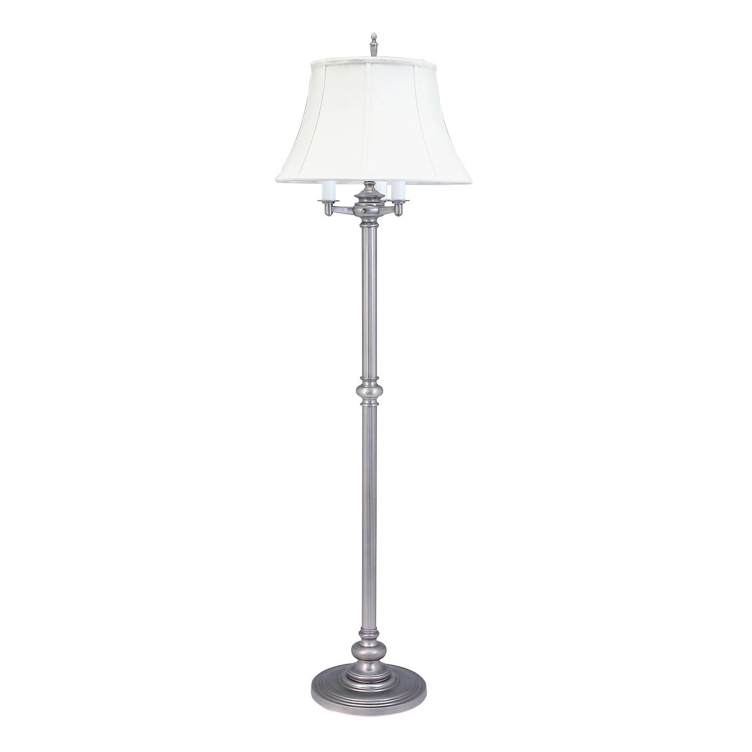 Newport Six-Way Floor Lamp - N603-PTR - Pewter by House of Troy