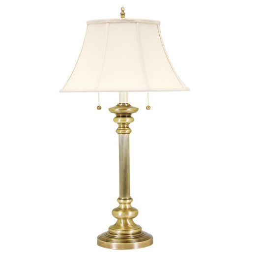 Newport Twin Pull Table Lamp - N651-AB - Antique Brass by House of Troy