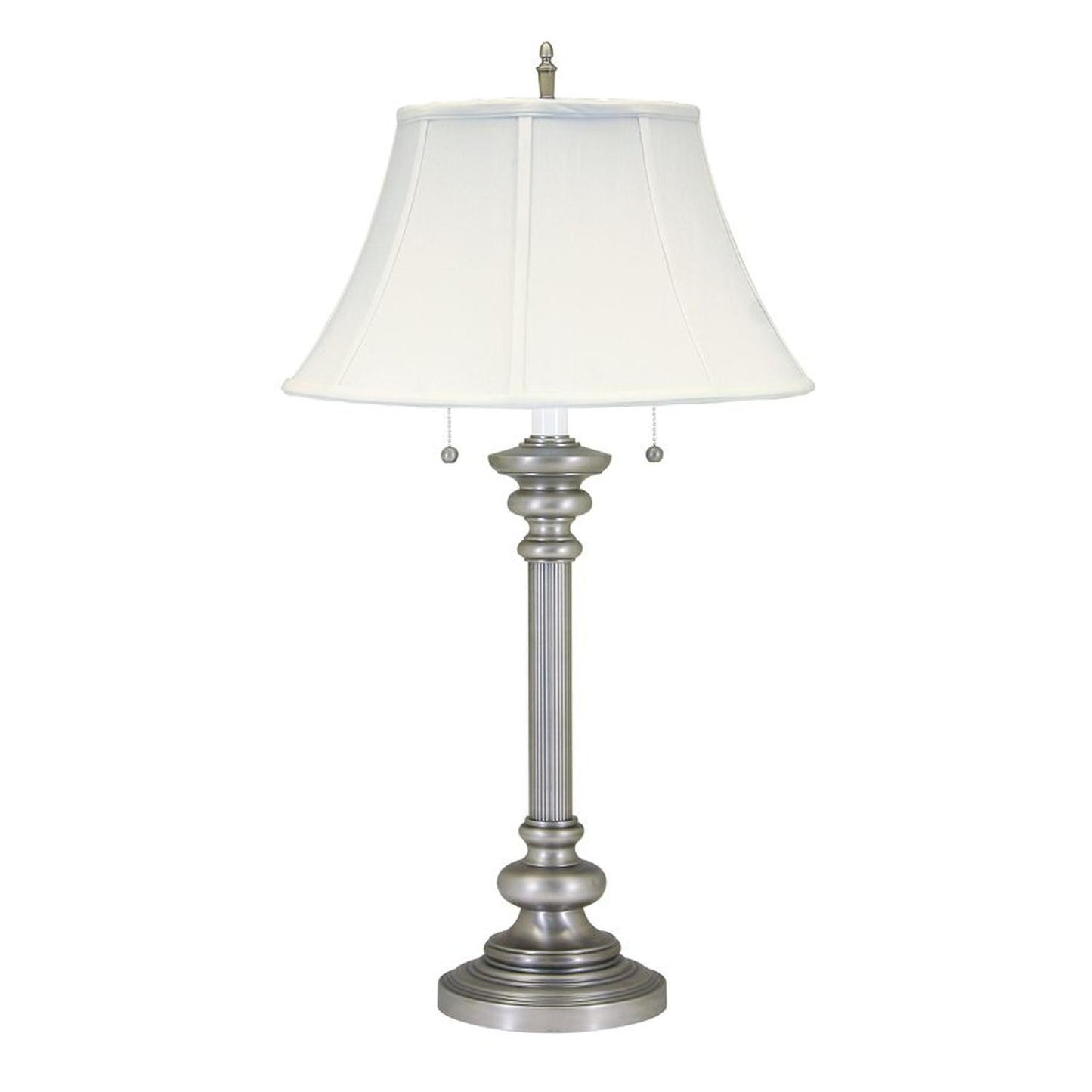 Newport Twin Pull Table Lamp - N651-PTR - Pewter by House of Troy
