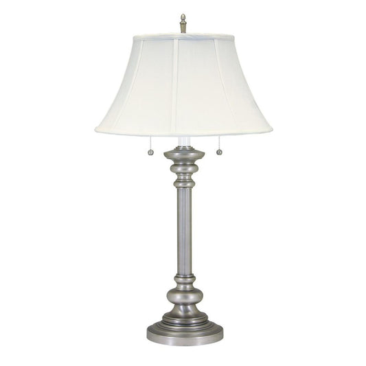 Newport Twin Pull Table Lamp - N651-PTR - Pewter by House of Troy