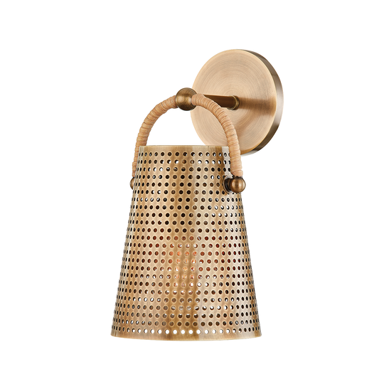 Nile Wall Sconce - 1-Light - Patina Brass - Troy Lighting B8213-PBR