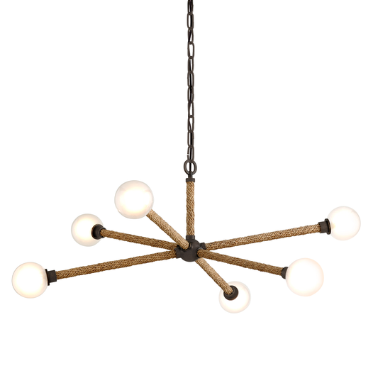 Nomad Chandelier - 6-Light - Bronze - Troy Lighting F7256-BRZ