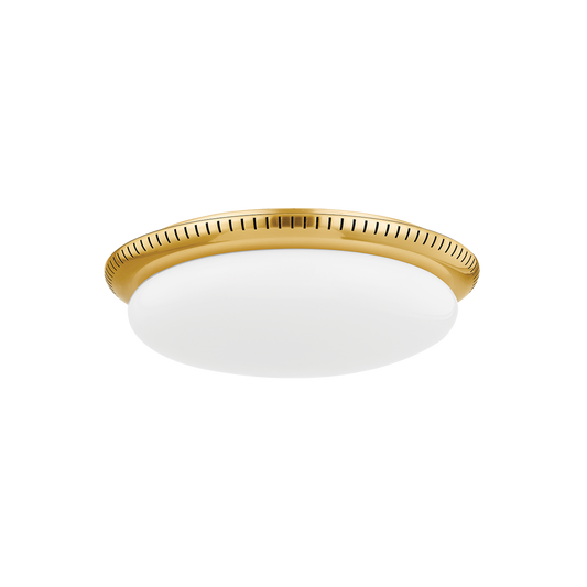 North Castle Flush Mount - Aged Brass by Hudson Valley Lighting