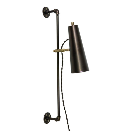 Norton Wall Swing Lamp - NOR375-CHBAB - Chestnut Bronze/Antique Brass by House of Troy