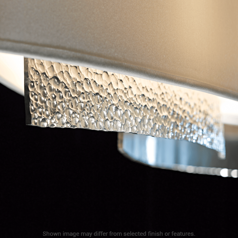 Oceanus Pendant - White - Natural Anna Shade by Hubbardton Forge