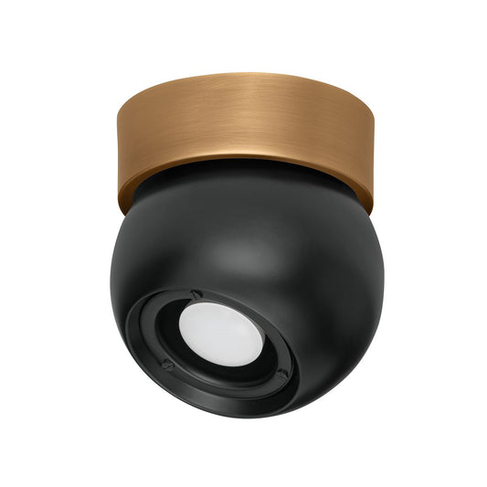 Odin Flush Mount - Patina Brass/Soft Black by Troy Lighting