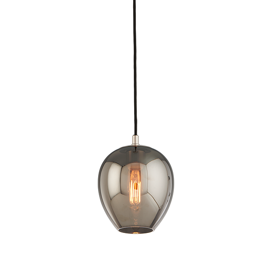 Odyssey Pendant - 1-Light - Textured Black & Polish Nickel - Troy Lighting F4293-TBK/PN