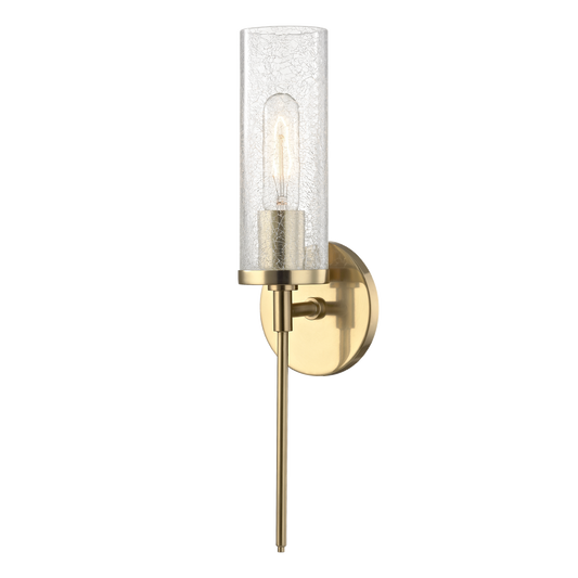 Olivia Wall Sconce - 1-Light - Aged Brass - Mitzi H220101-AGB