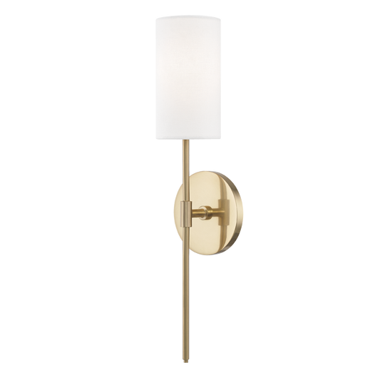 Olivia Wall Sconce - 1-Light - Aged Brass - Mitzi H223101-AGB