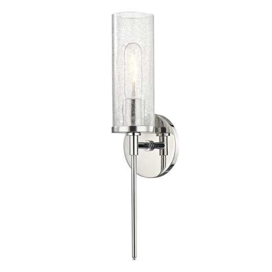 Olivia Wall Sconce - 1-Light - Polished Nickel - Mitzi H220101-PN