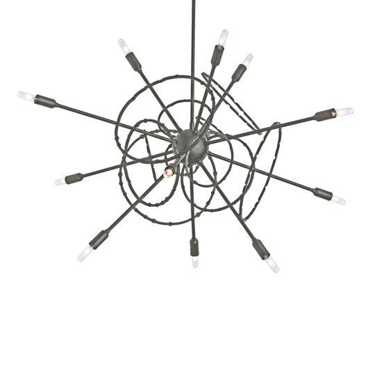 Olympus 12-Light Starburst Pendant - Natural Iron by Hubbardton Forge