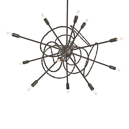 Olympus 12-Light Starburst Pendant - Oil Rubbed Bronze by Hubbardton Forge