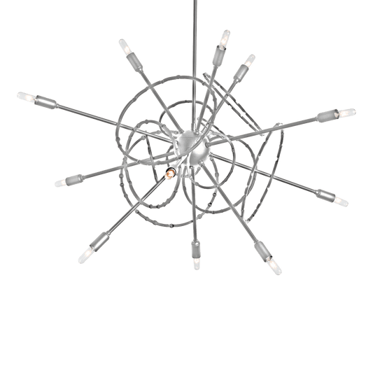 Olympus 12-Light Starburst Pendant - Sterling by Hubbardton Forge