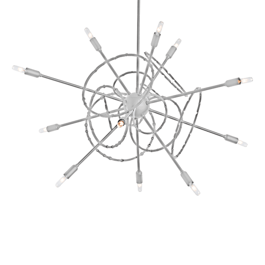 Olympus 12-Light Starburst Pendant - Vintage Platinum by Hubbardton Forge