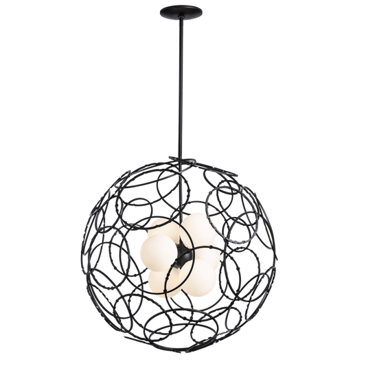 Olympus Orb Pendant - Black by Hubbardton Forge