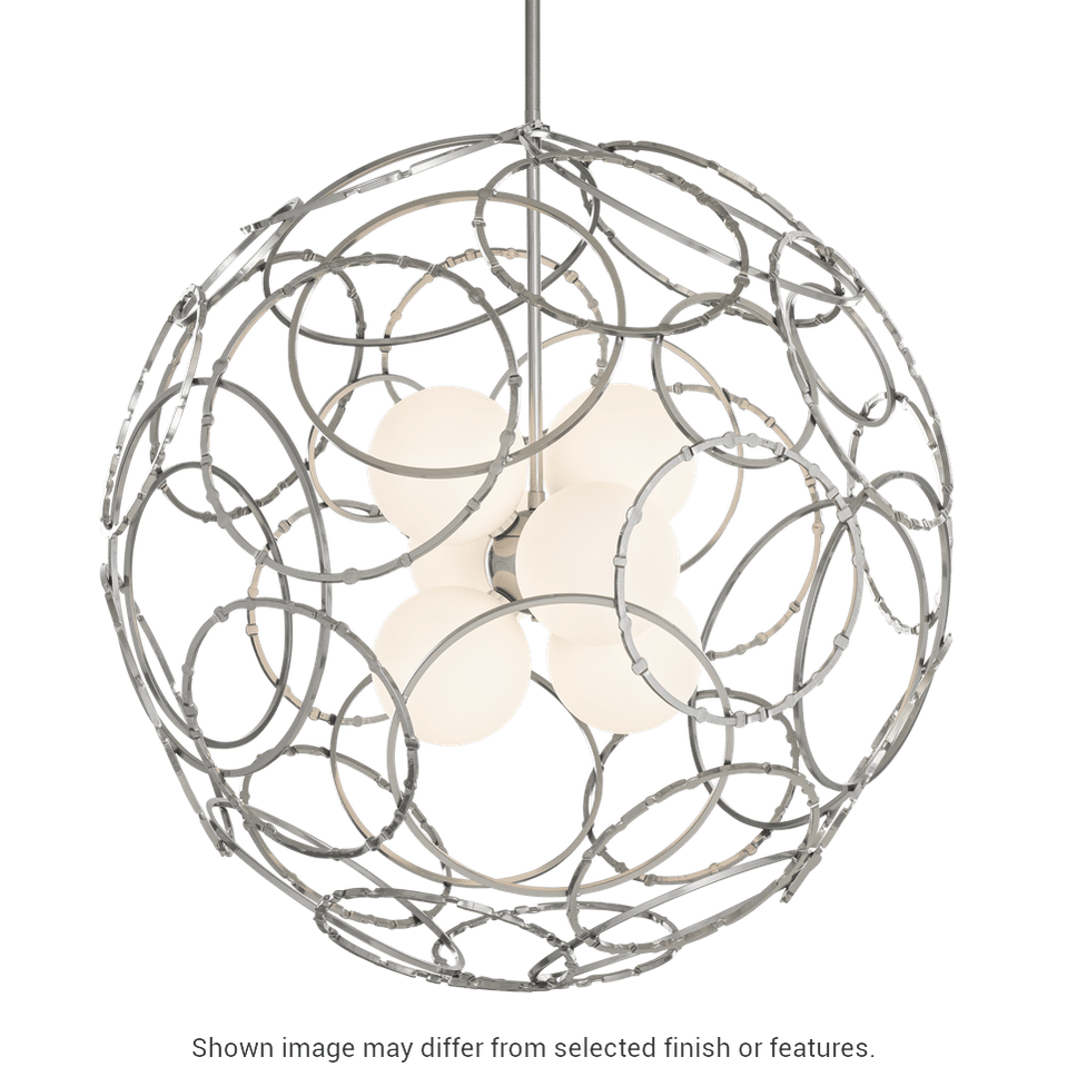Olympus Orb Pendant - White by Hubbardton Forge