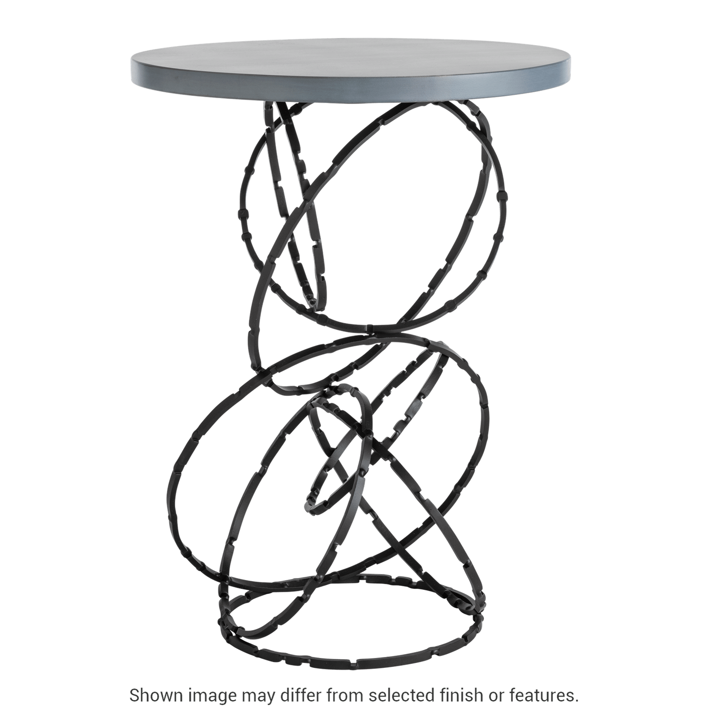 Olympus Wood Top Accent Table - White - Maple Natural Wood Top Accent by Hubbardton Forge