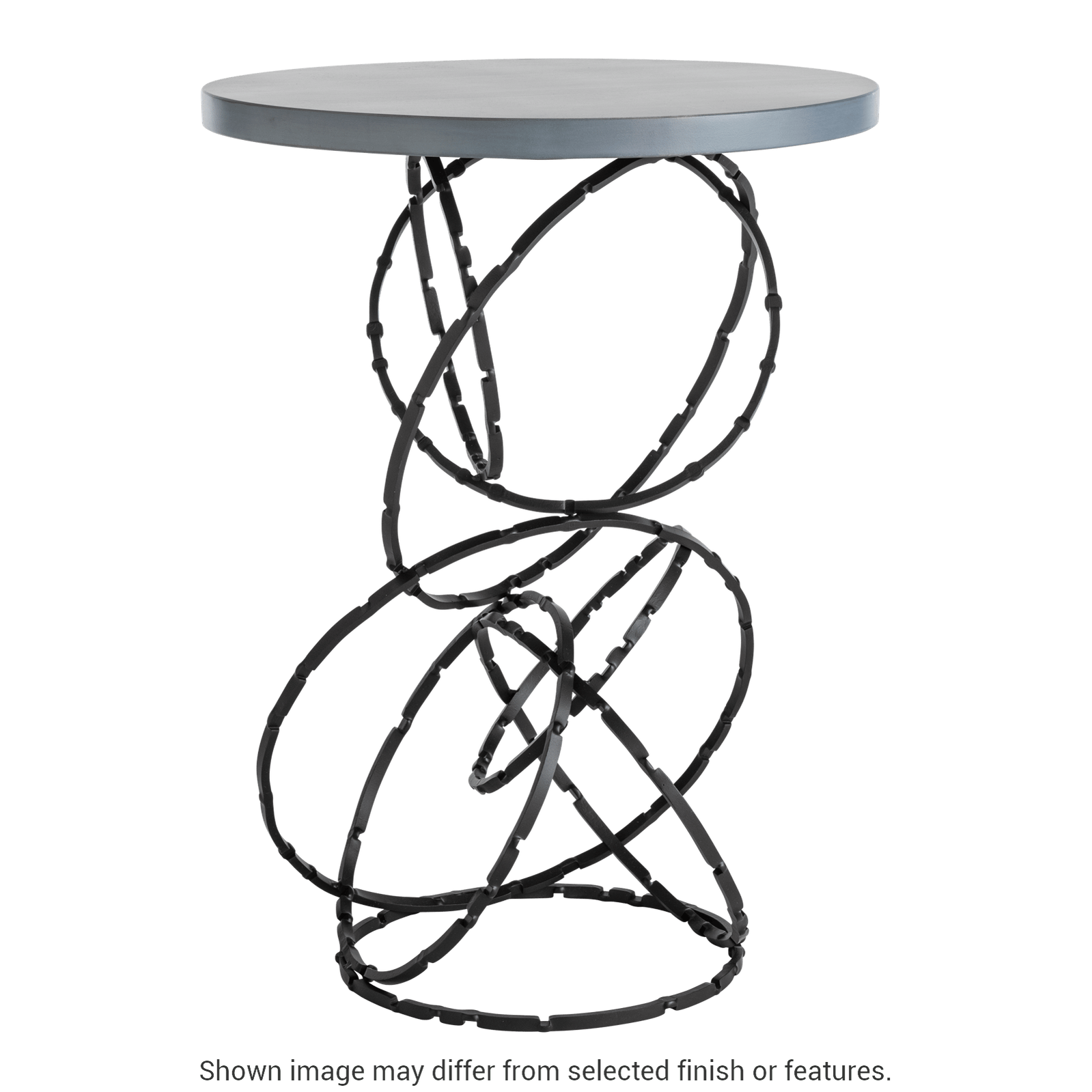 Olympus Wood Top Accent Table - White - Maple Natural Wood Top Accent by Hubbardton Forge