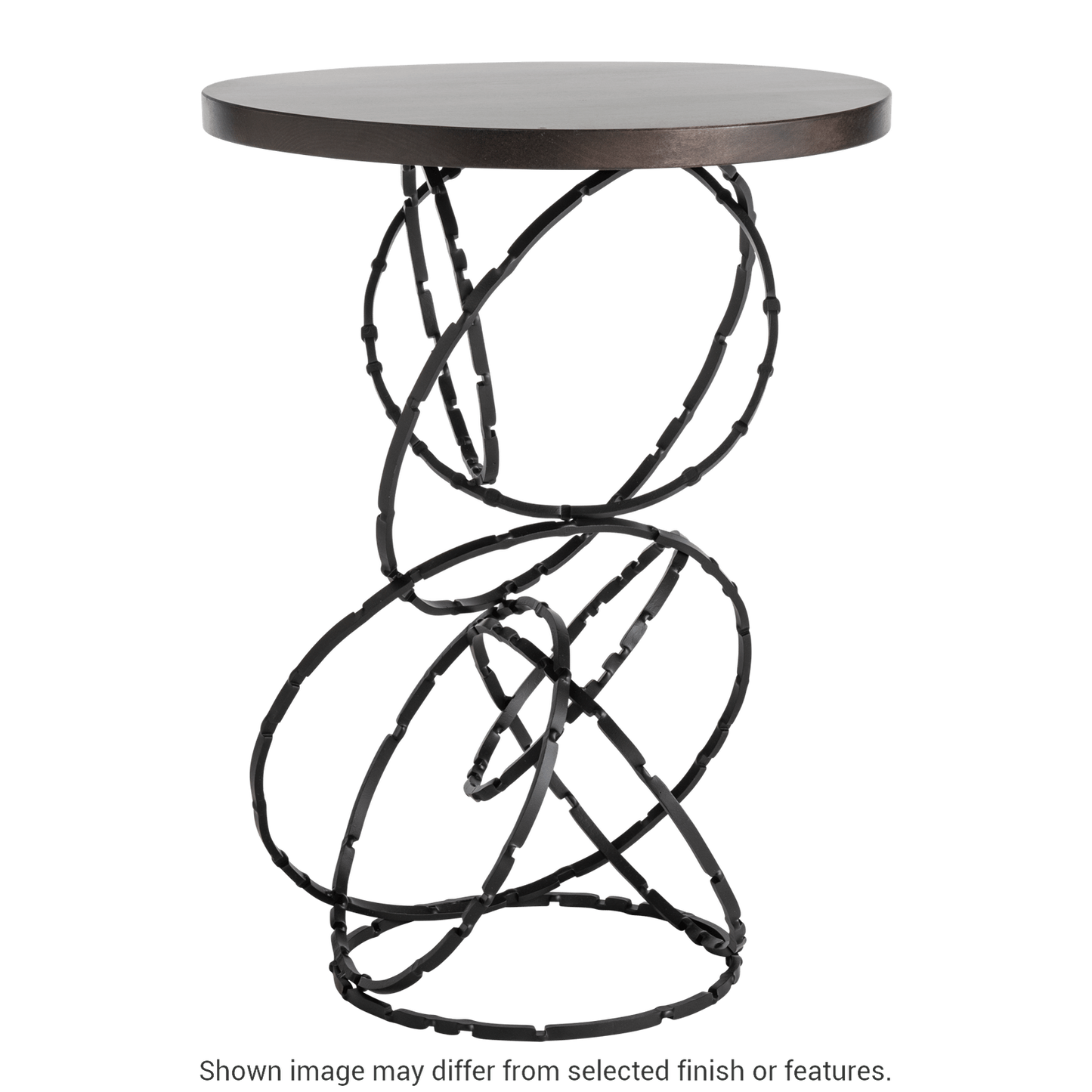 Olympus Wood Top Accent Table - White - Maple Natural Wood Top Accent by Hubbardton Forge