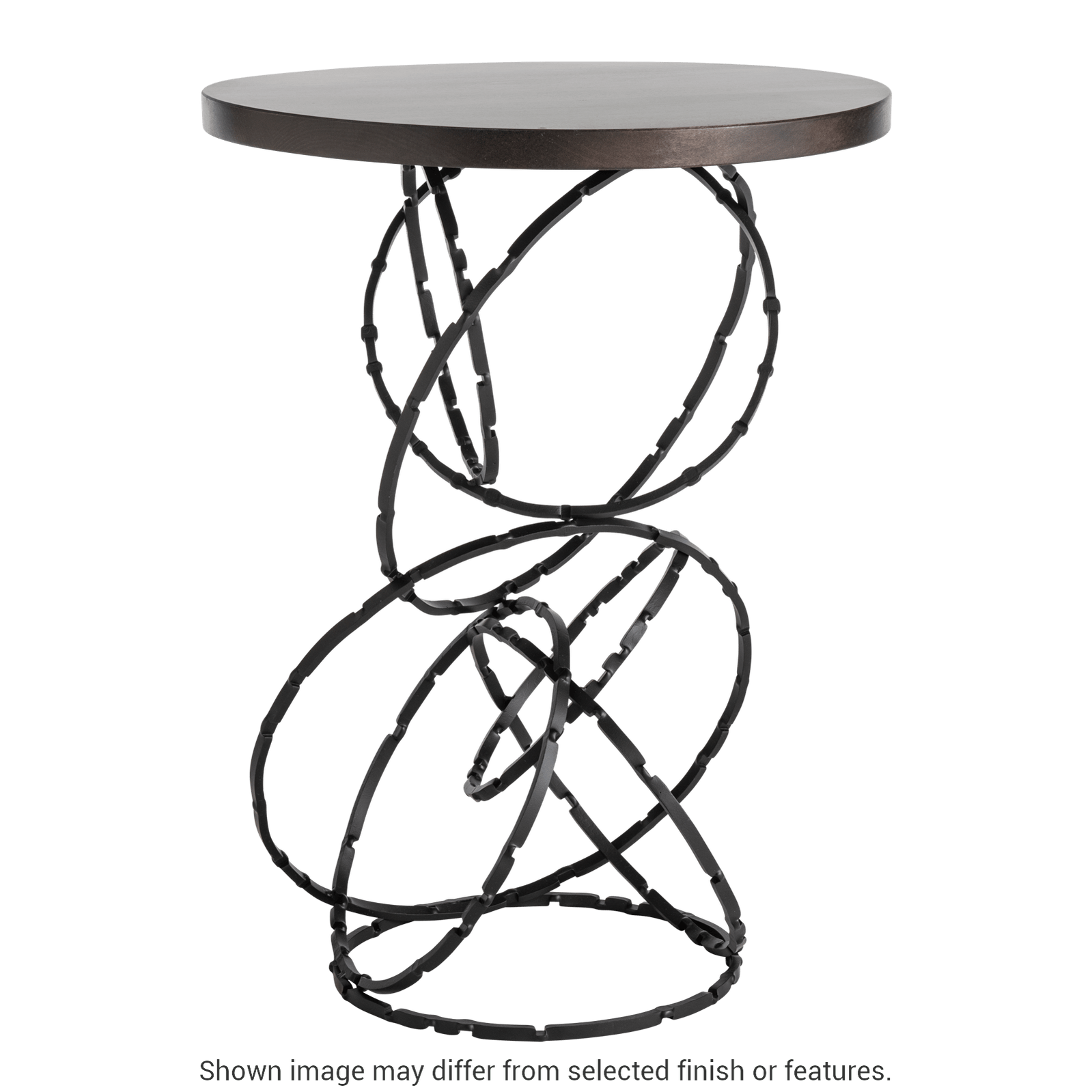 Olympus Wood Top Accent Table - White - Maple Natural Wood Top Accent by Hubbardton Forge