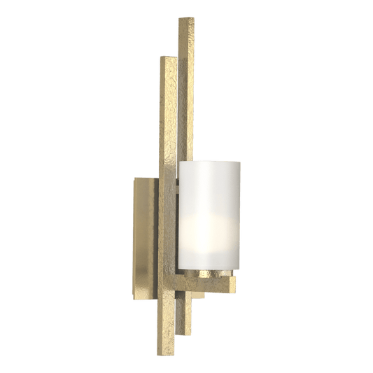 Ondrian 1-Light Sconce - Modern Brass - Left-Facing by Hubbardton Forge