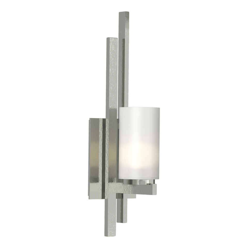 Ondrian 1-Light Sconce - Sterling - Left-Facing by Hubbardton Forge