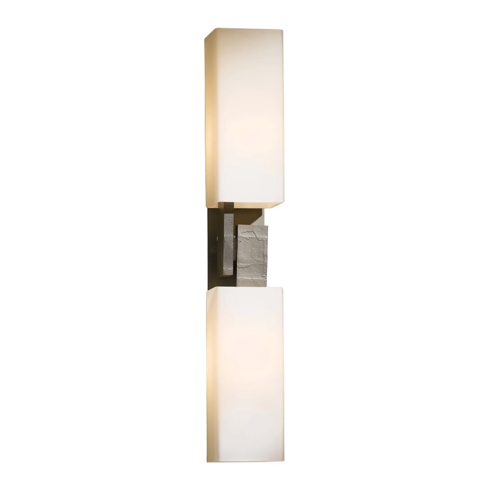 Ondrian 2-Light Sconce - Dark Smoke by Hubbardton Forge