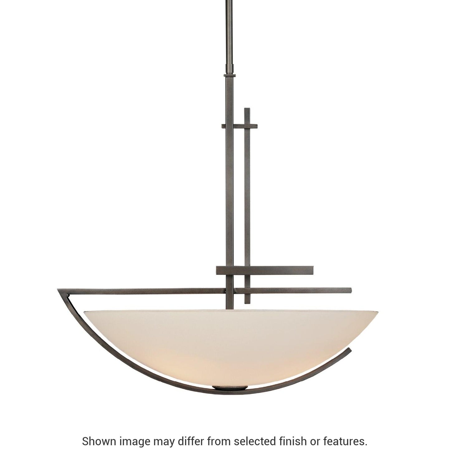 Ondrian Pendant - White - Sand Glass by Hubbardton Forge