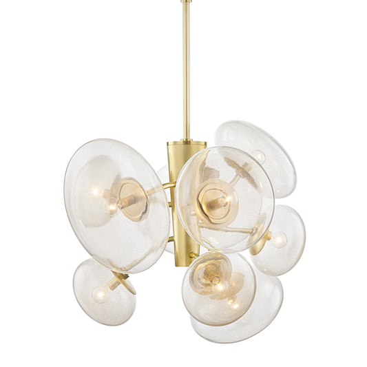 Opera Chandelier - 9-Light - Aged Brass by Hudson Valley Lighting