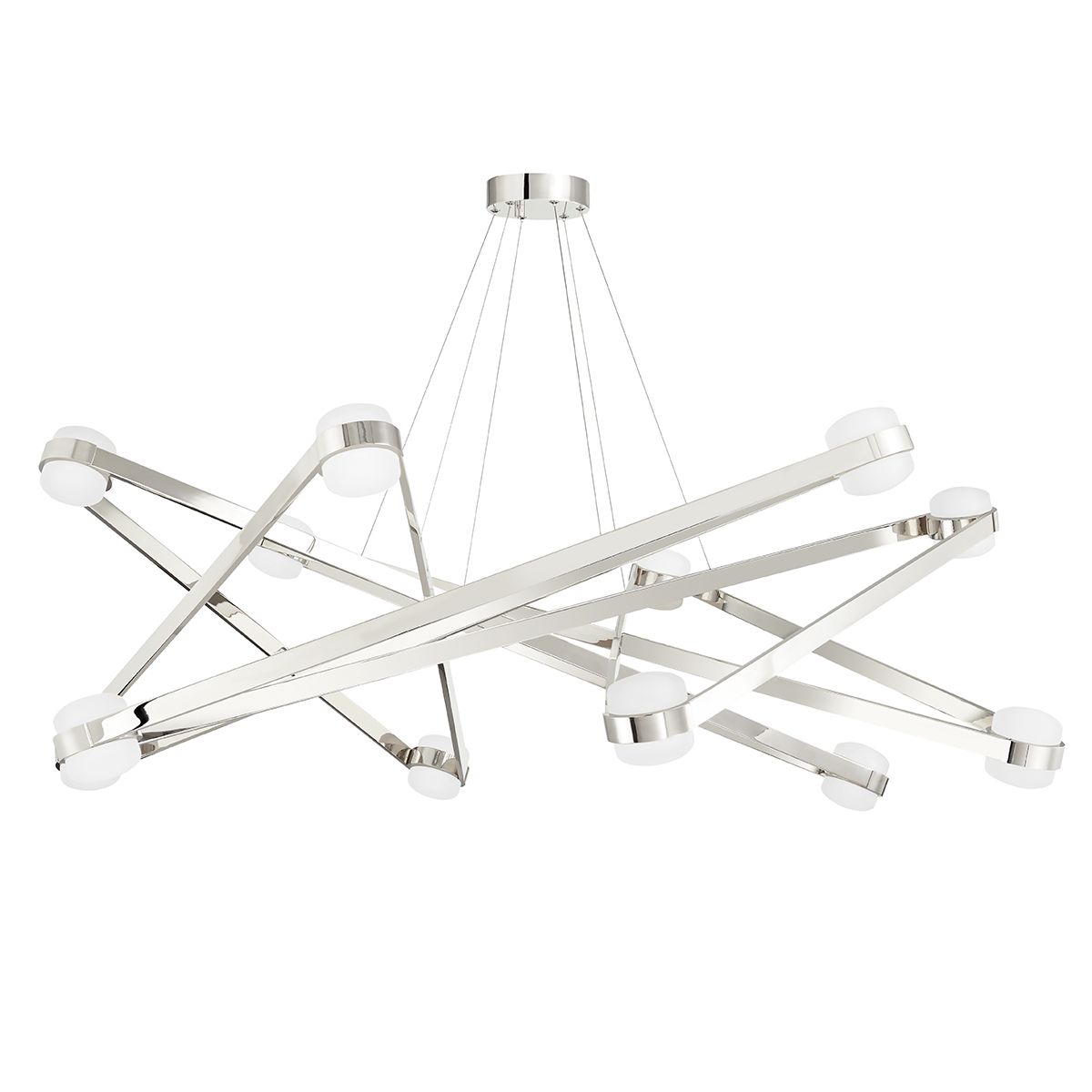 Orbit 12-Light Chandelier - Polished Nickel by Hudson Valley Lighting