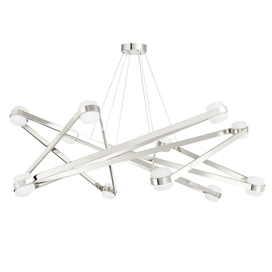 Orbit 12-Light Chandelier - Polished Nickel by Hudson Valley Lighting