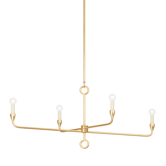 Orson Linear - 4-Light - Vintage Gold Leaf - Troy Lighting F9544-VGL