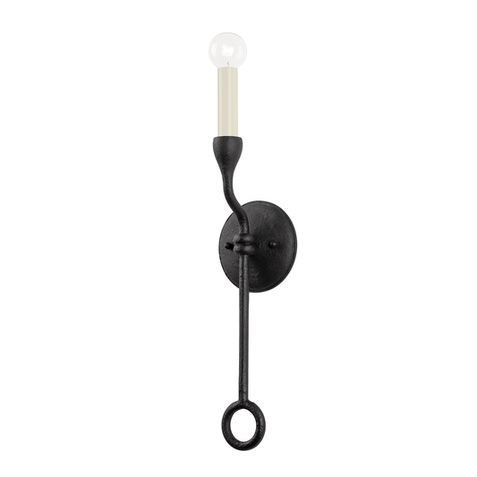 Orson Wall Sconce - 1-Light - Black Iron - Troy Lighting B9520-BI